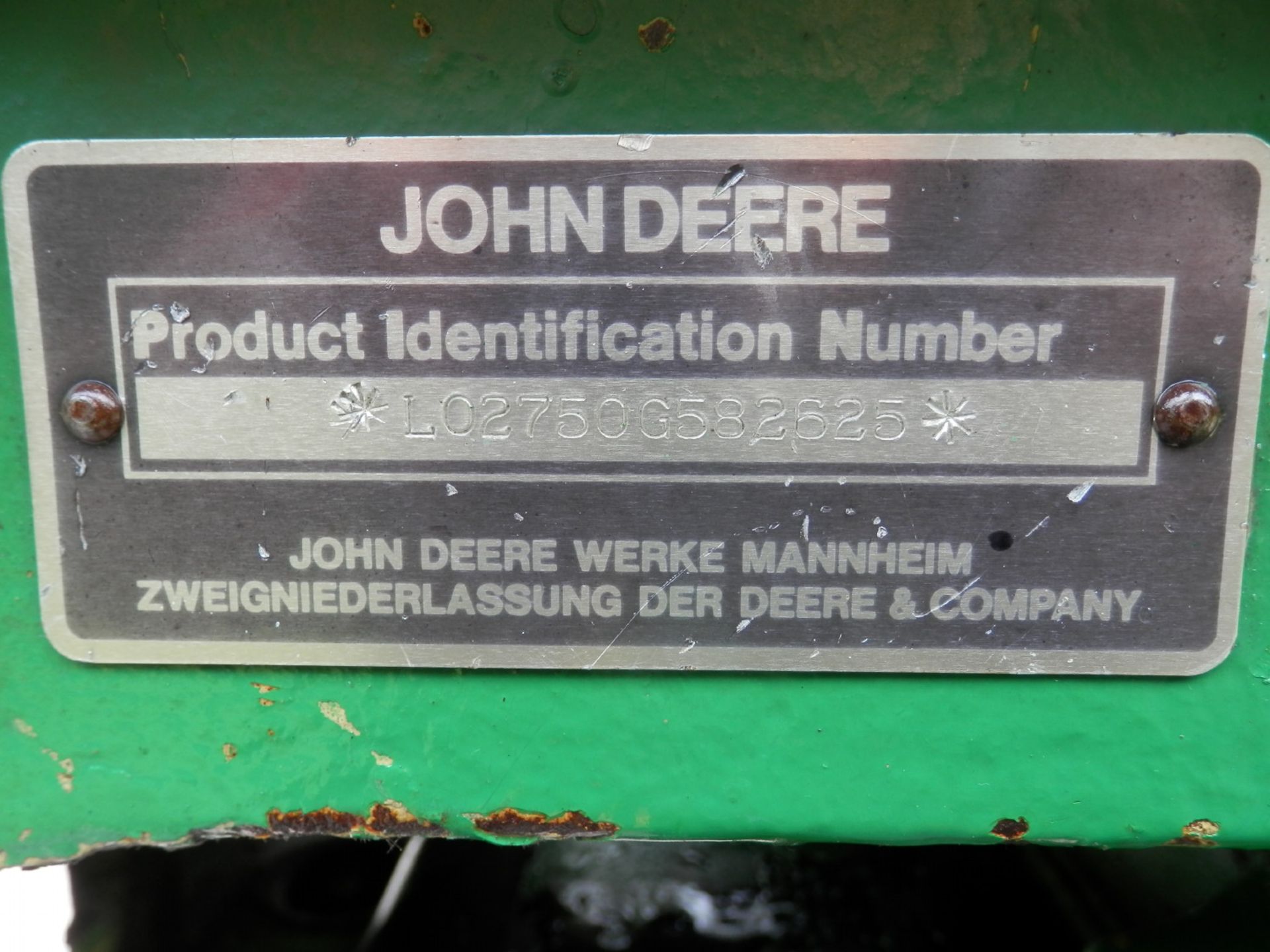 JOHN DEERE 2750 TRACTOR - Image 8 of 8
