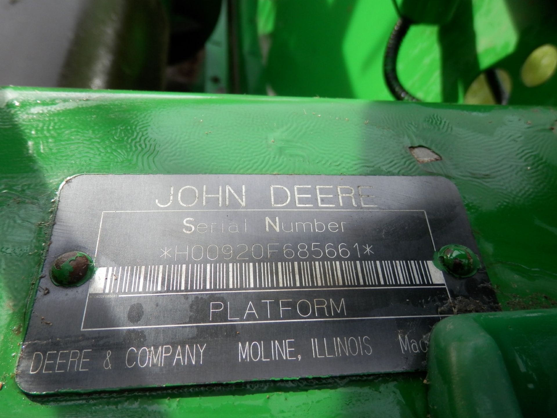 JOHN DEERE 920F FLEX GRAIN PLATFORM - Image 9 of 9