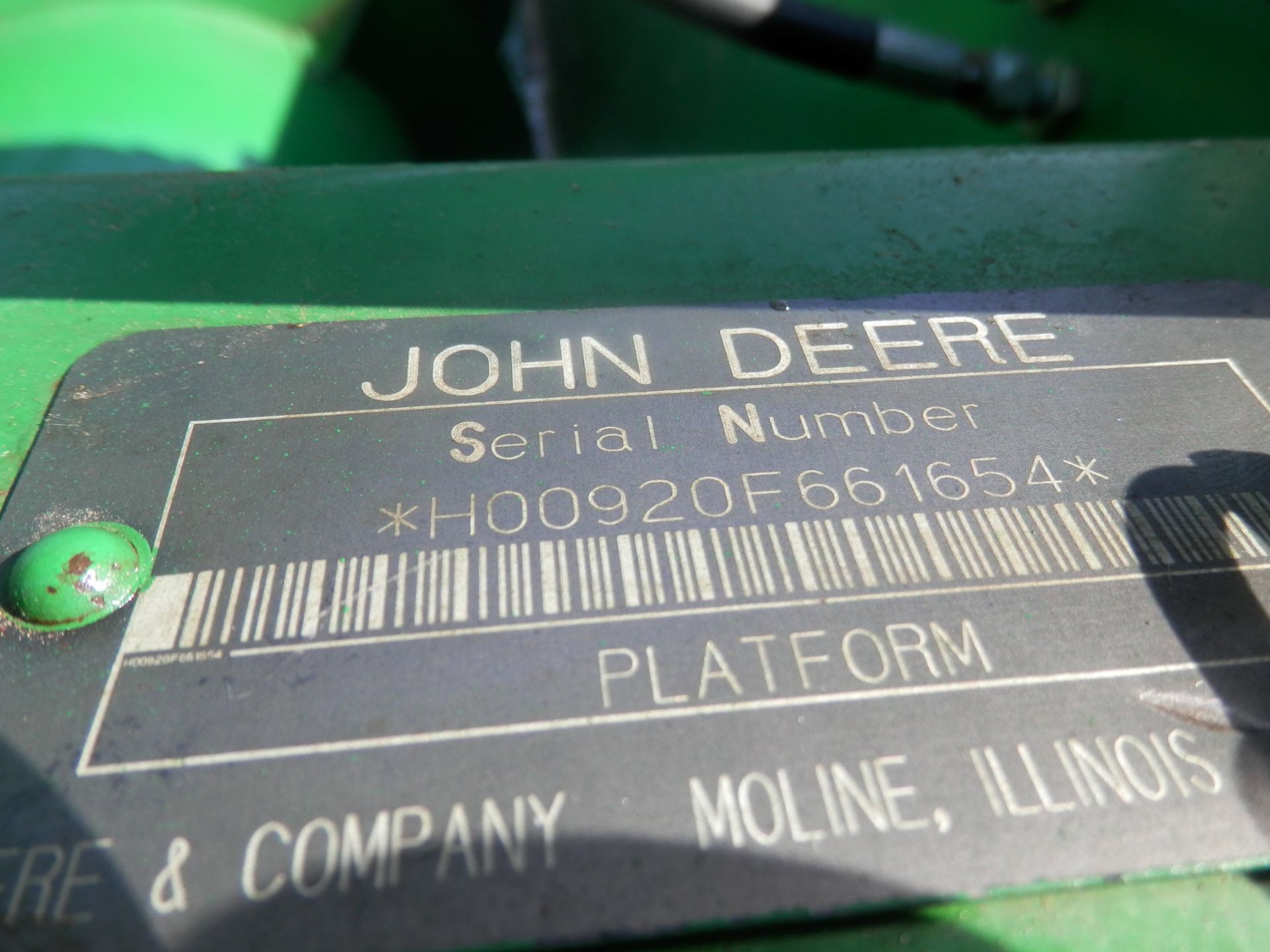 JOHN DEERE 920F GRAIN PLATFORM - Image 12 of 14