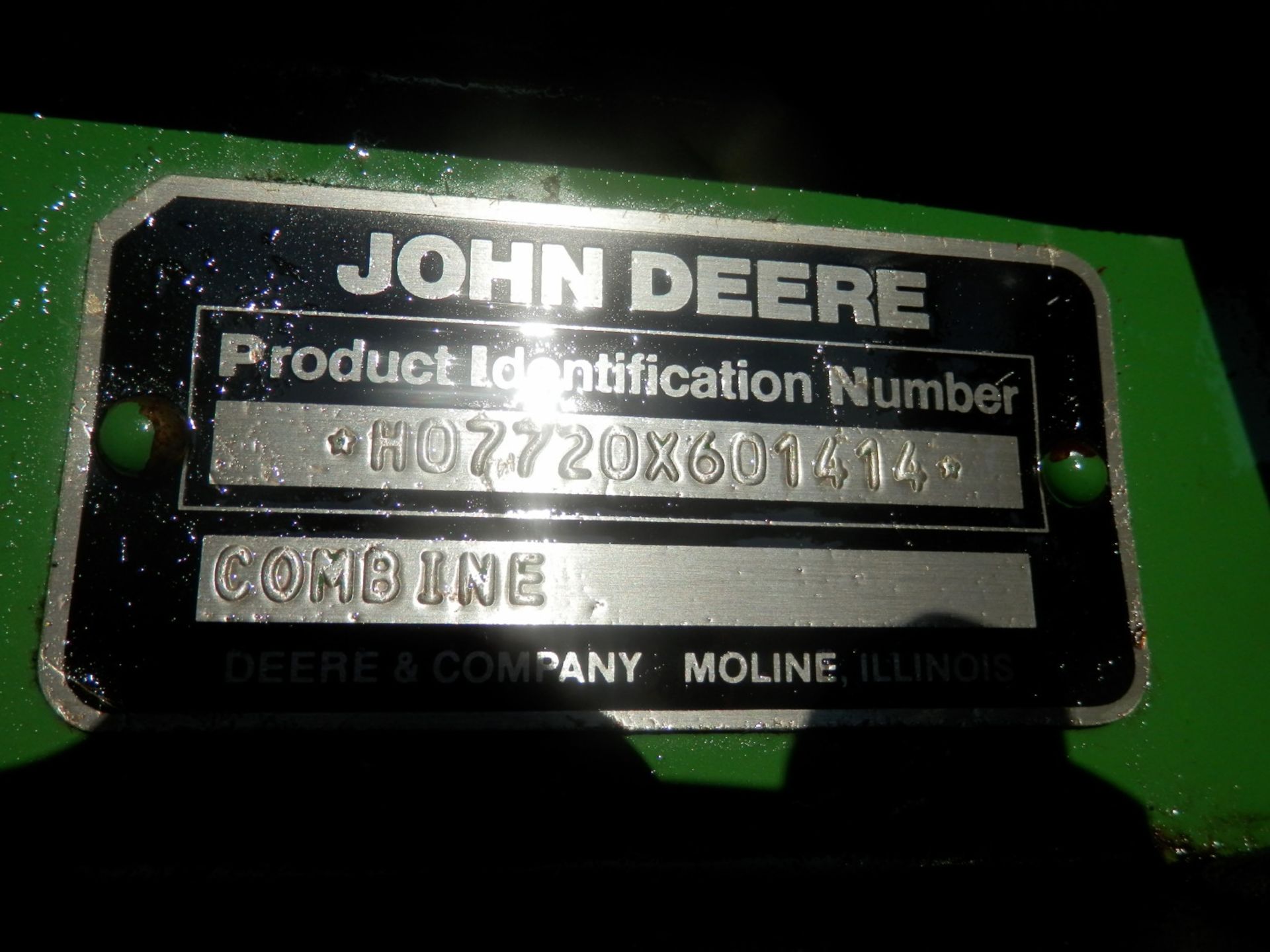 JOHN DEERE 7720 TURBO DSL. RWA COMBINE - Image 11 of 17