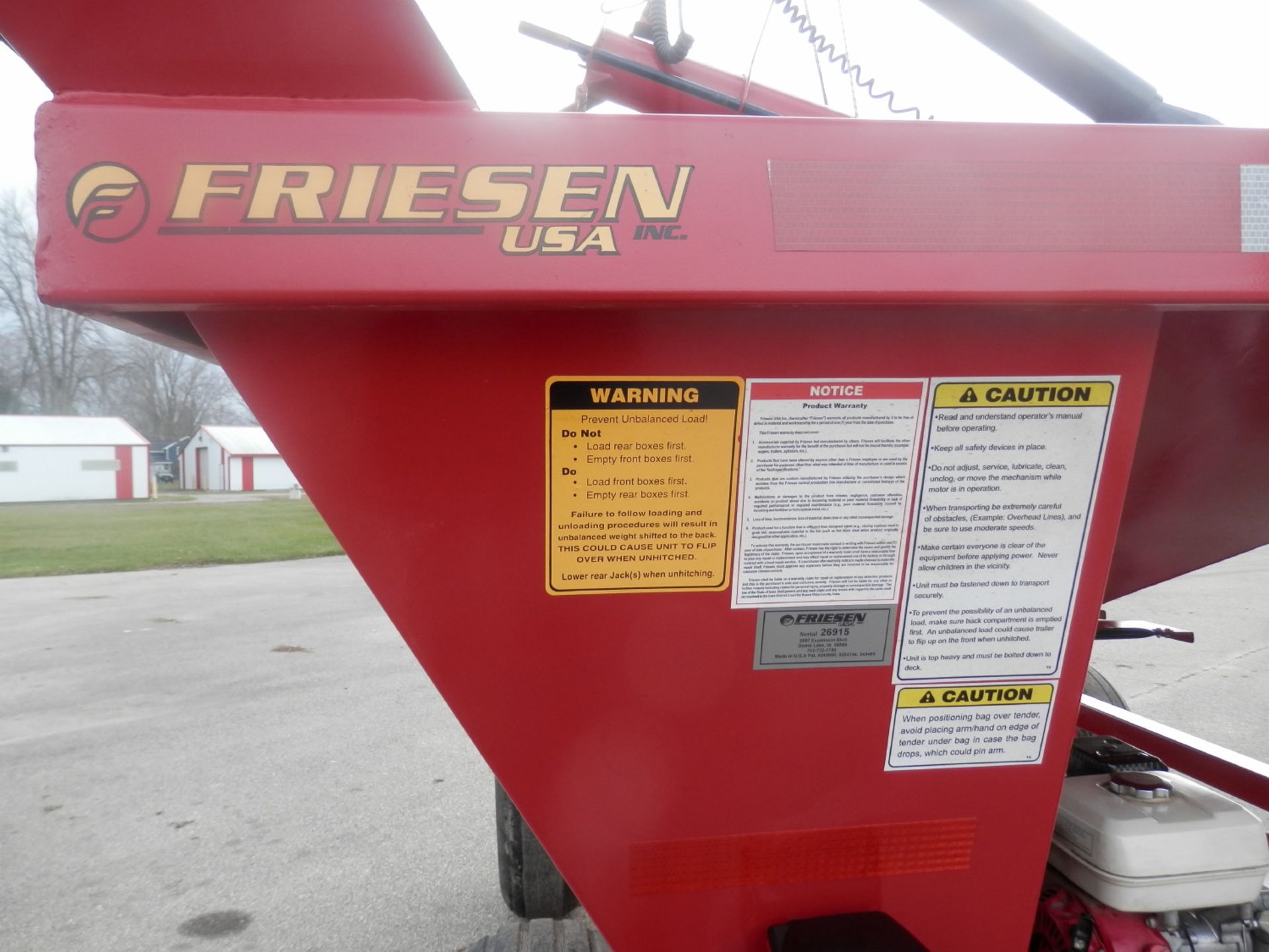 FRIESEN USA SEED TITAN 4-BOX SEED TENDER - Image 4 of 10