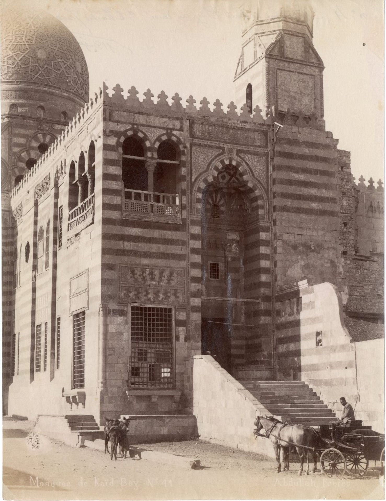 Gabriel LEKEGIAN (actif 1870-1890) et autresEgypte, Le Caire Tombeau de Khallif, Mosquée du Sultan - Image 8 of 9