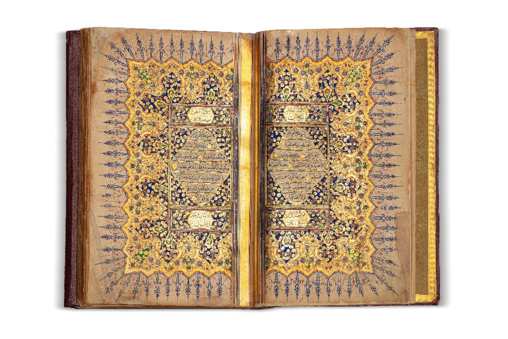 Coran ottoman copié par Omar al-ZuhdiTurquie, daté 1264H. (=1847)Manuscrit arabe sur papier, 287