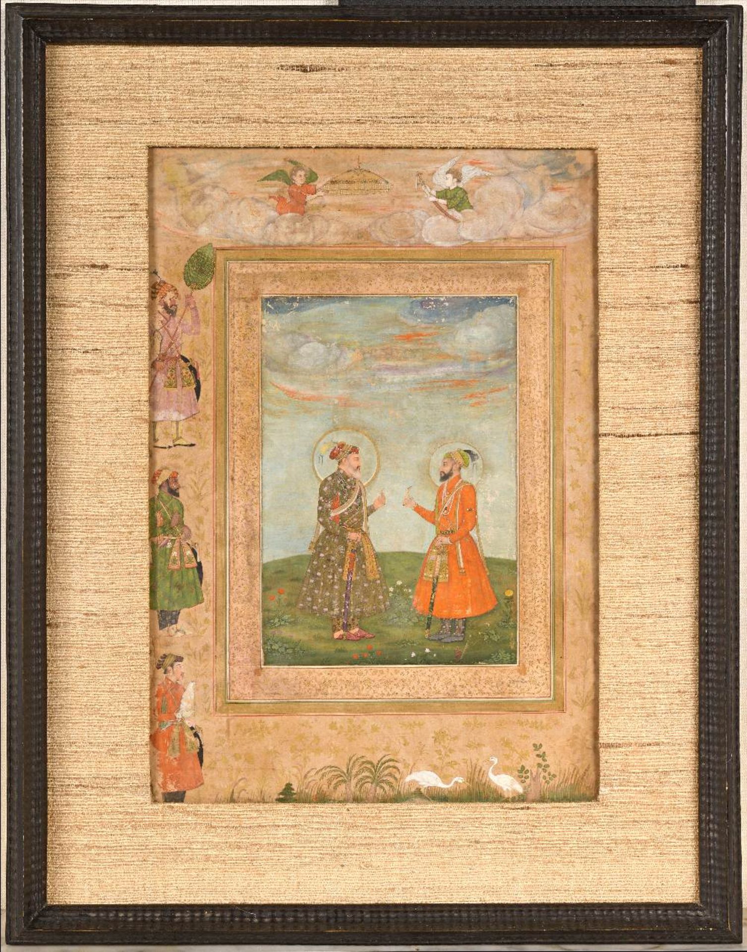 Double portrait de Shah Jahan et Aurengzeb-AlamguirDouble portrait de Shah Jahan (r.1628-1658) et - Image 2 of 8