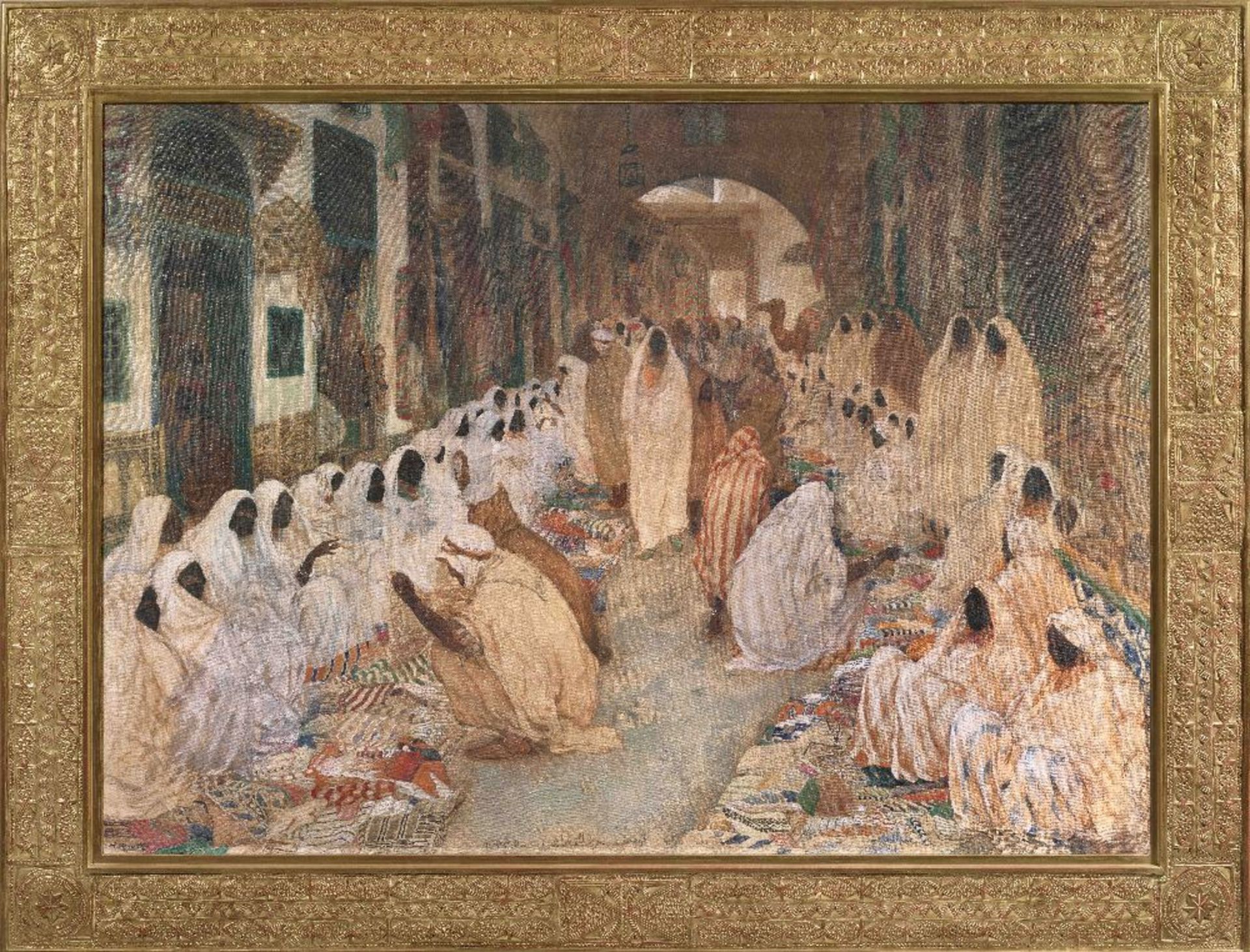 Alexandre ROUBTZOFF (Saint Petersbourg 1884 - Tunis 1949)Le souk El-KachachineHuile sur toile d' - Bild 2 aus 6