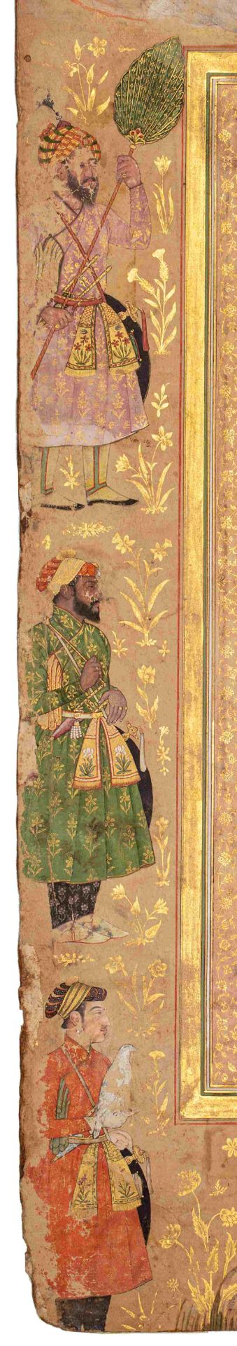 Double portrait de Shah Jahan et Aurengzeb-AlamguirDouble portrait de Shah Jahan (r.1628-1658) et - Image 7 of 8