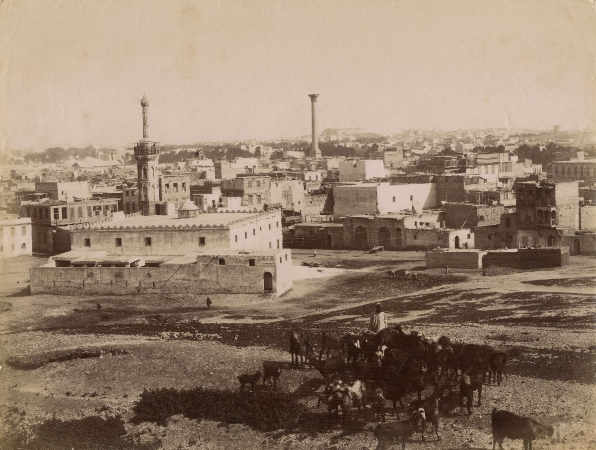 Gabriel LEKEGIAN (actif 1870-1890) et autresEgypte, Le Caire Tombeau de Khallif, Mosquée du Sultan - Image 5 of 9