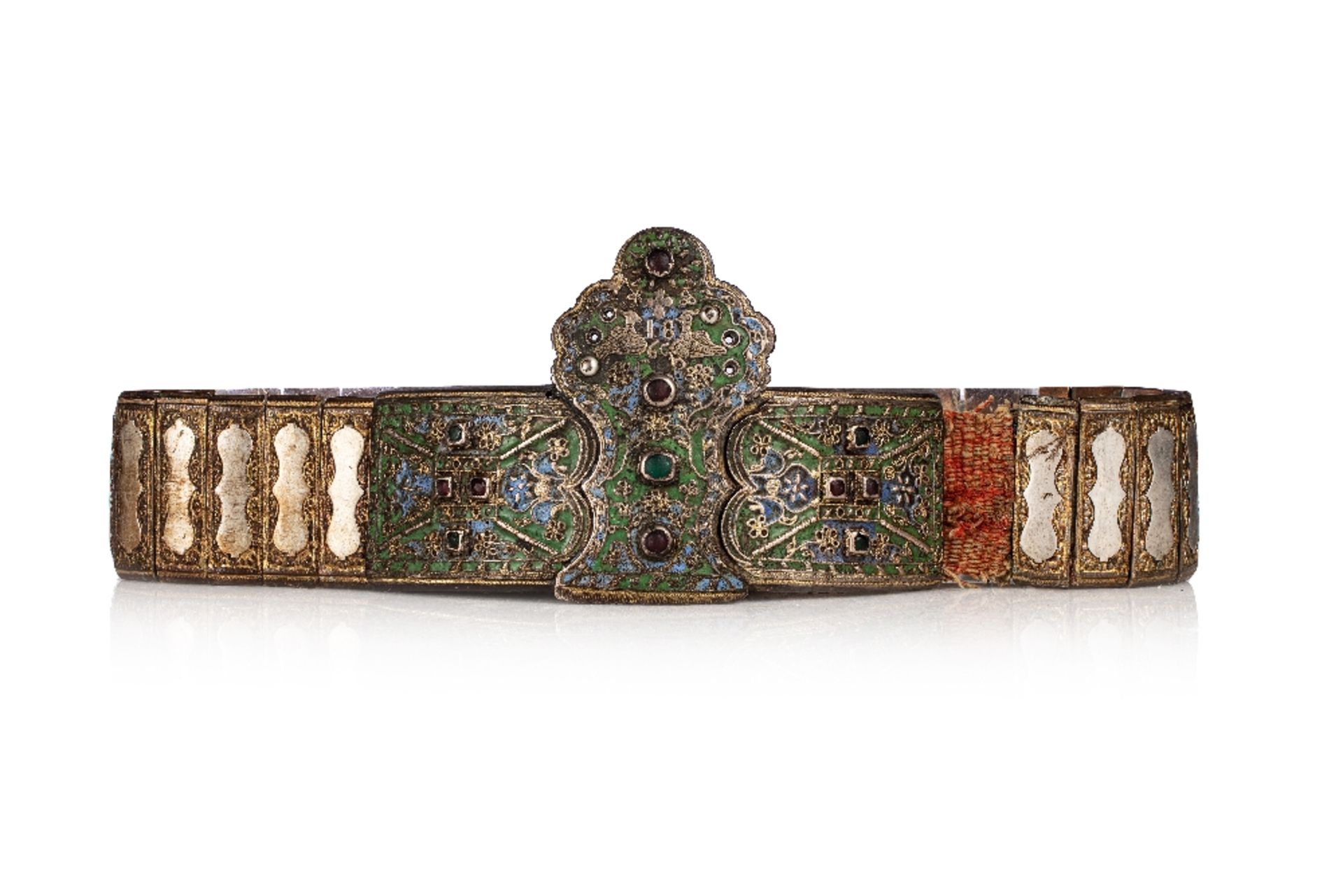 Ceinture de mariage "Zonari me tin corona"Grèce, Soufli, premier quart du 19e siècle.En bronze