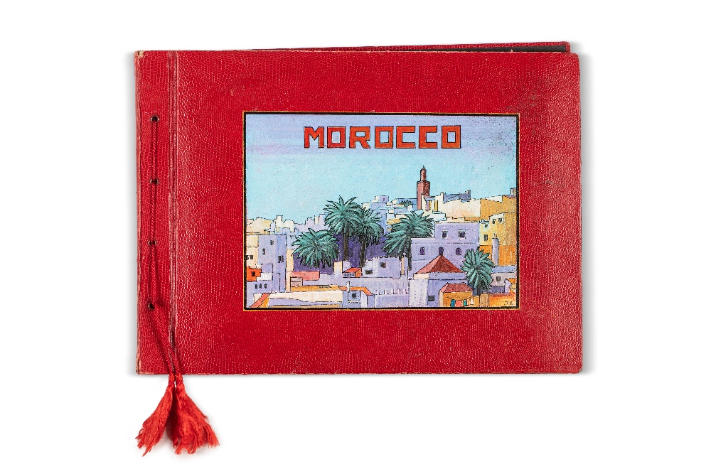 KIRBY (John)Album de peintures. sl, , 1958Bel album d’un journal de voyage au Maroc, traversant