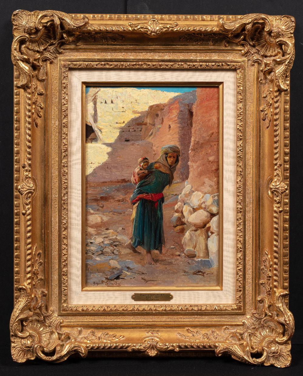 Eugène Alexis GIRARDET (Paris 1853-1907)El KantaraHuile sur panneau une planche non parqueté 32,5 - Image 3 of 3