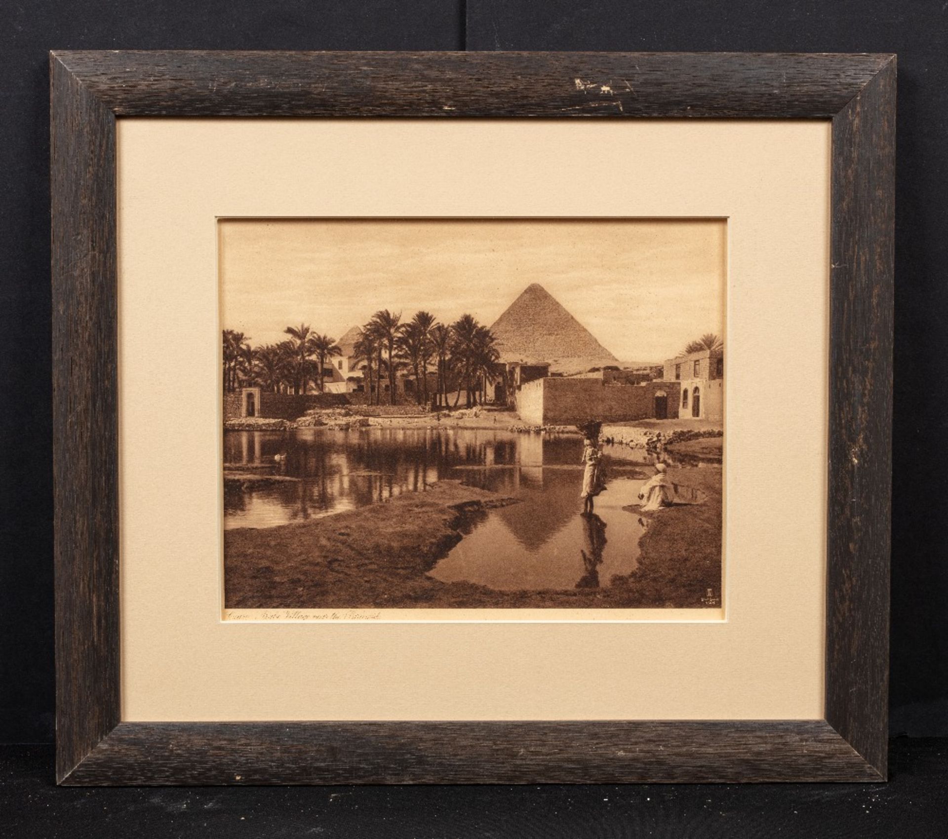 Lehnert, R. (1878-1948) & Landrock, E. (1878-1966).Trois vues d'EgypteCairo, Arab village near the - Image 2 of 4
