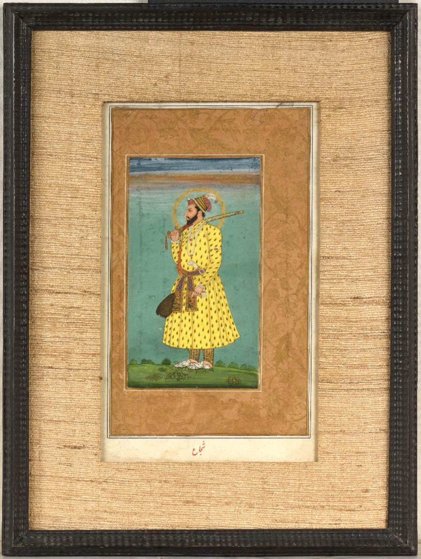 Portrait de Shah Shuja (1616 – 1661)Inde, début du XVIIIe siècleMiniature peinte à la gouache - Image 3 of 5