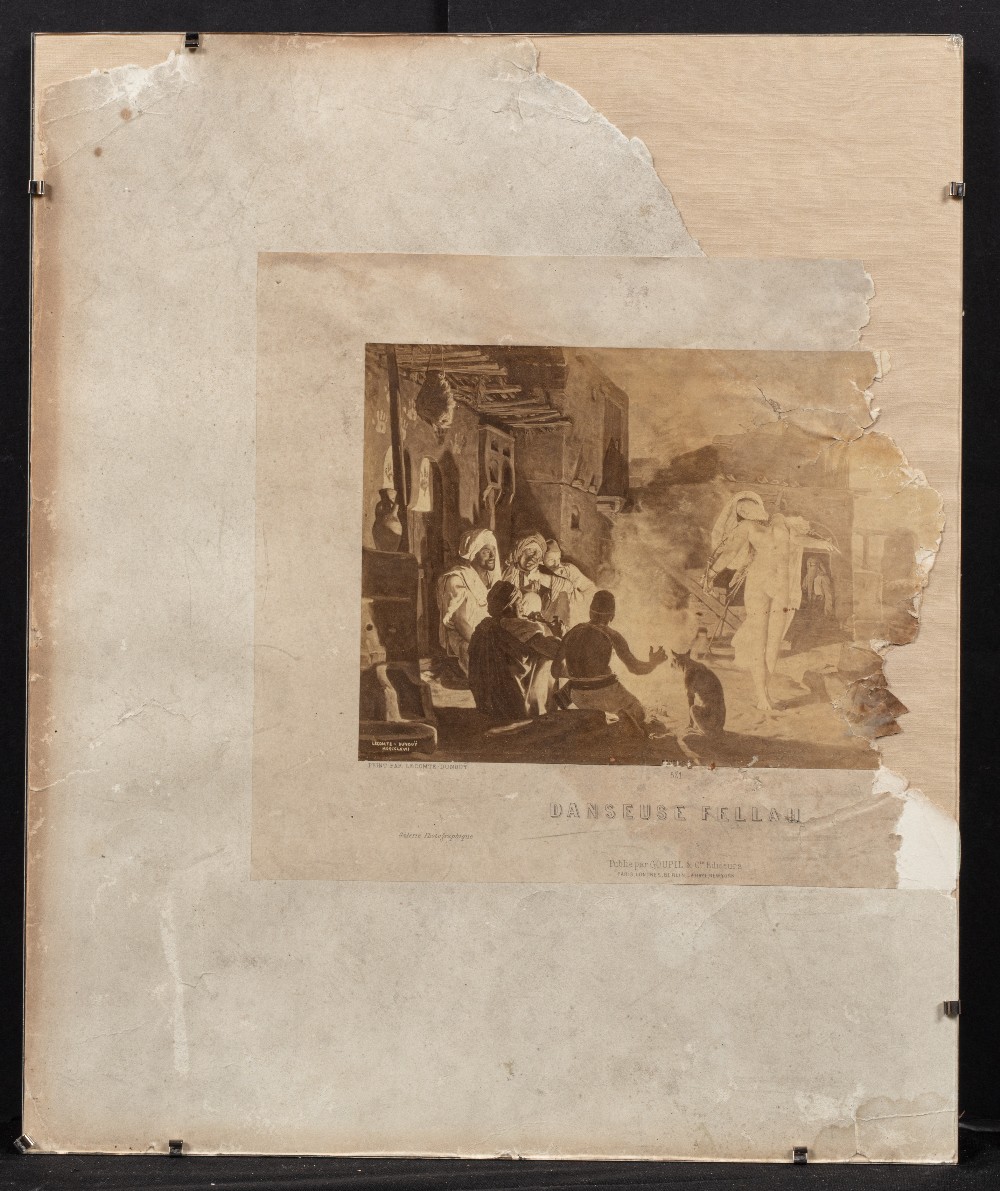 Attribué à Jean-Jules-Antoine LECOMTE de NOUY (1842 - 1923)La danseuse FellahHuile sur toile 58 x 90 - Image 4 of 4