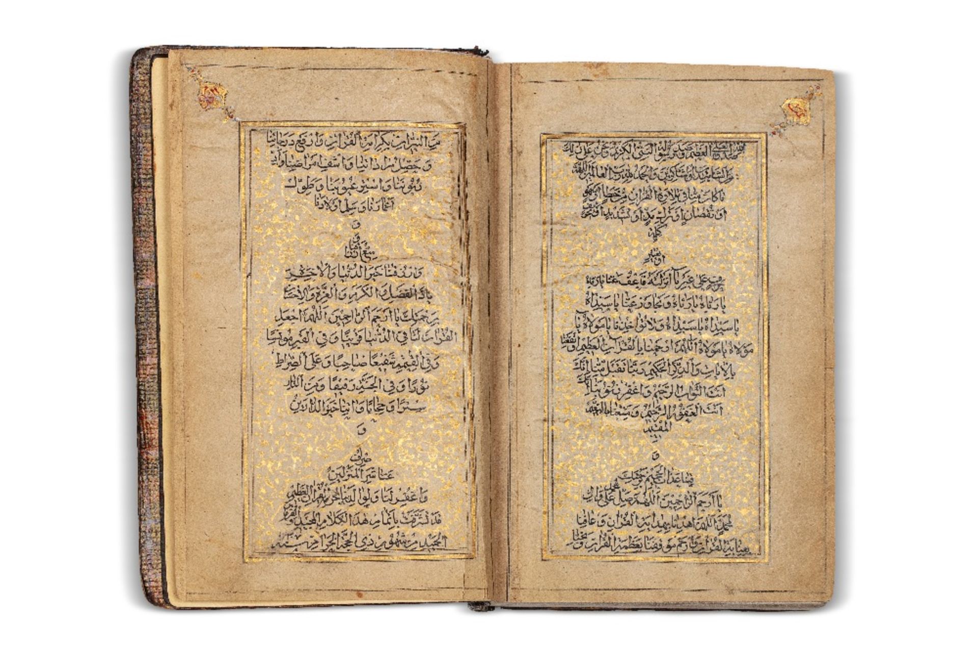 Coran QajarIran, daté 1237H. (=1822)Manuscrit arabe sur papier, 228 feuillets, calligraphié en - Bild 2 aus 3