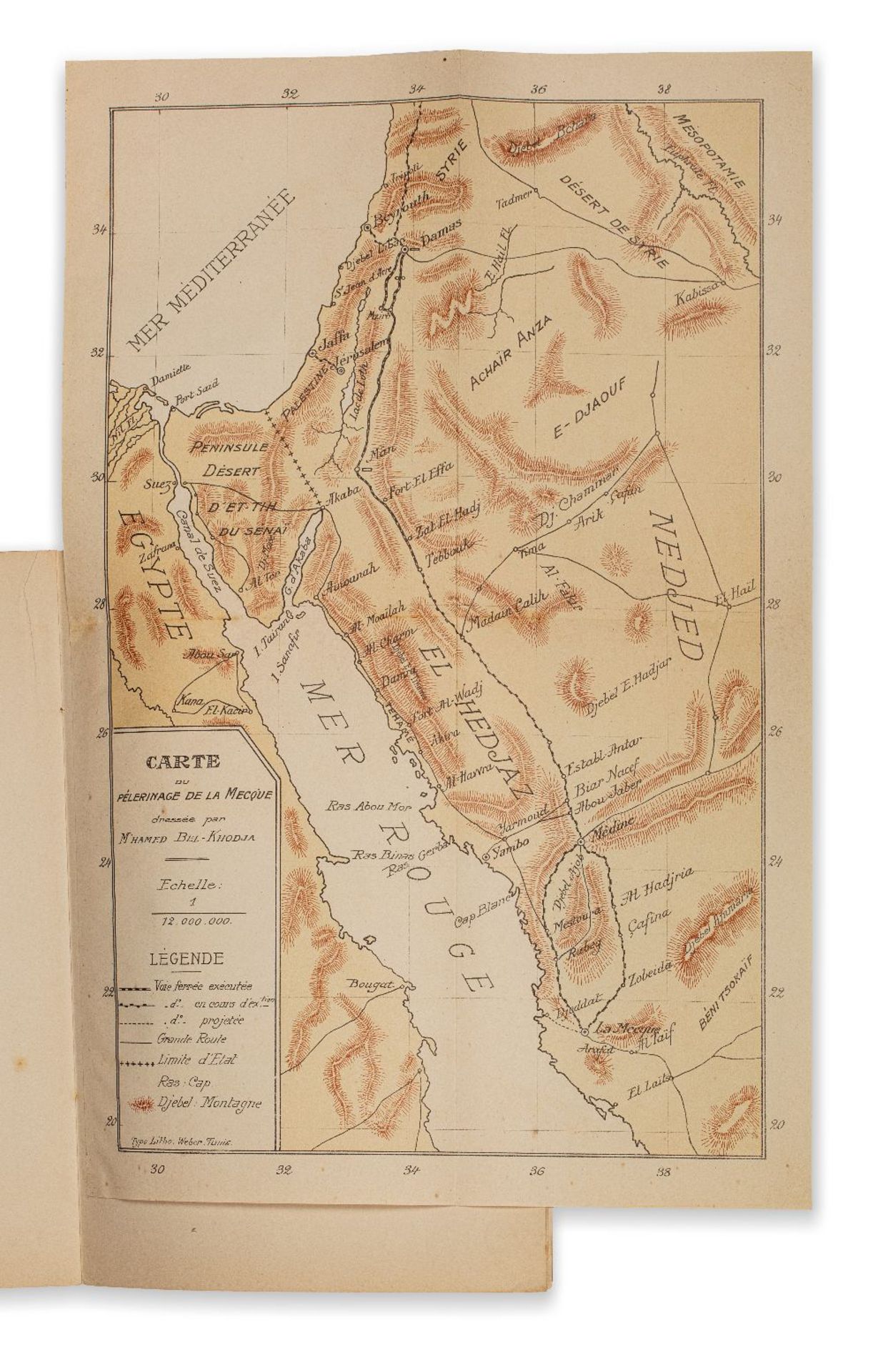 M'hamed BEL-KHODJA (1869-1943)Le Pèlerinage de La MecqueTunis, 1906, publication après parution - Bild 3 aus 3