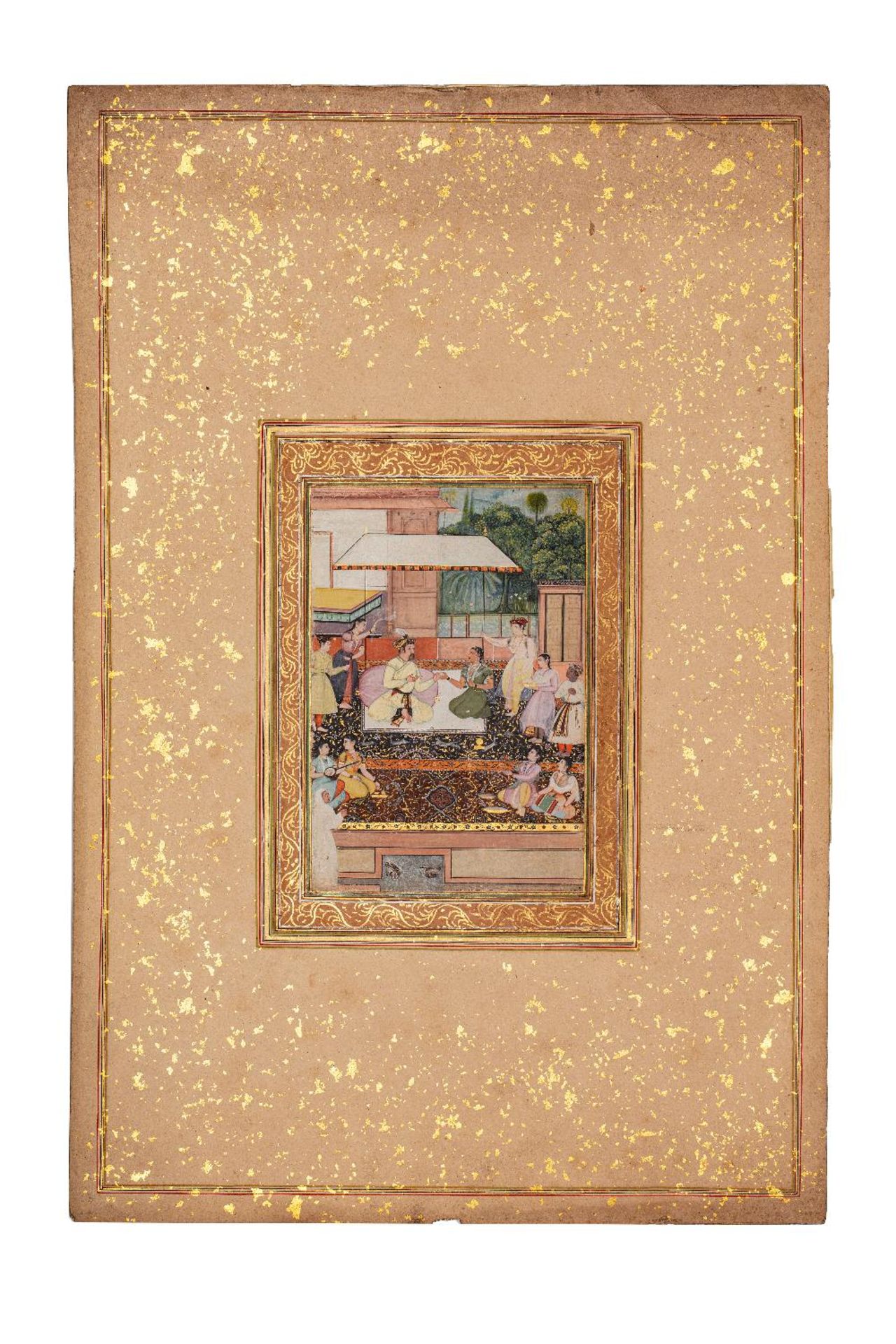 Portrait présumé du Prince moghol Daniyal Mirza (1572-1605)Inde moghole, vers 1610-1620Attribuable à - Image 3 of 5