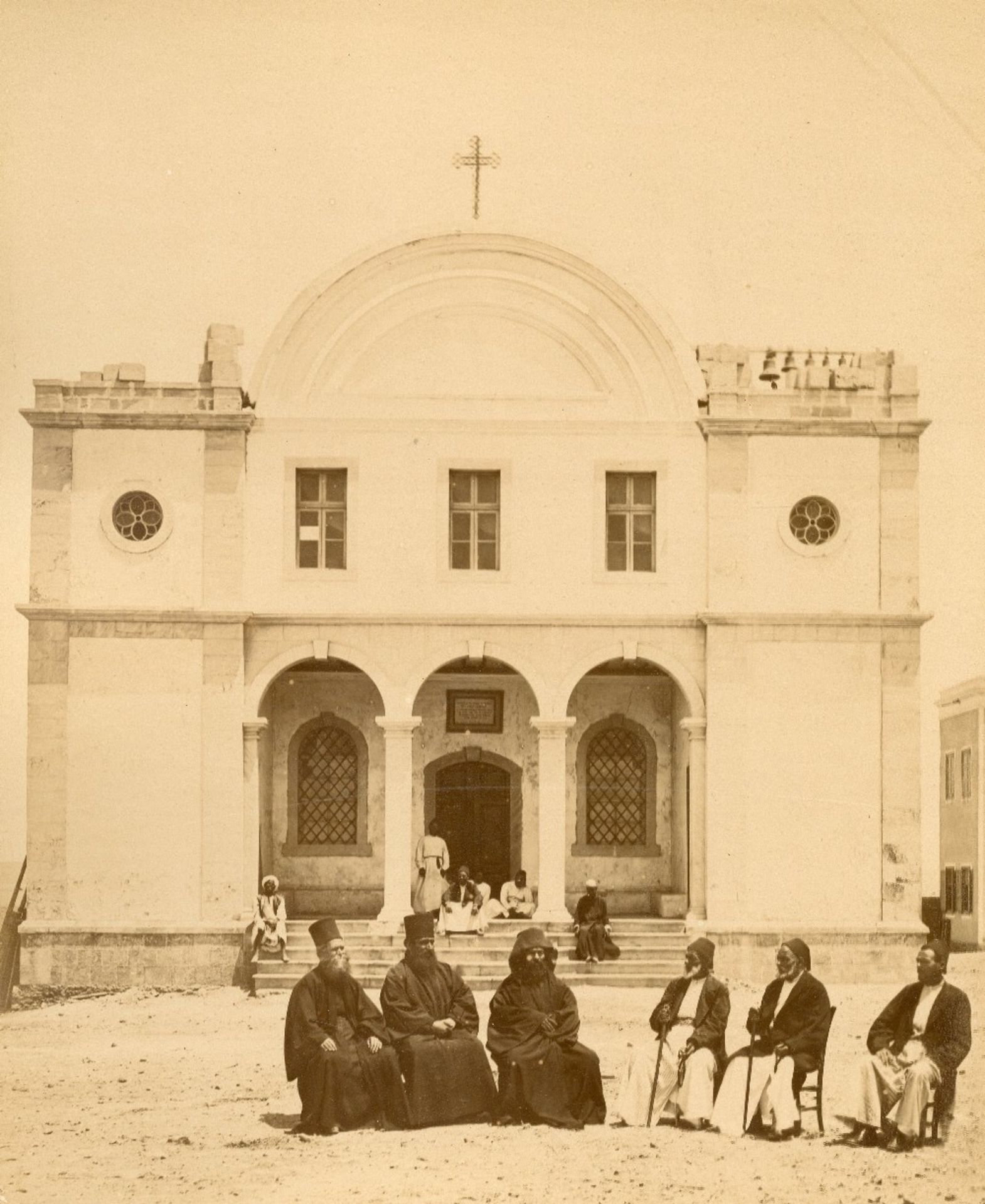 J.X. ou Ivan RAOULT (act.1870-1884)Sinaï , Anciennes écritures Arabes du Sinaï, Eglise de Djebel