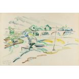 Georges CYR (Montgeron 1880 - Beyrouth 1964)Pont de l'Arche, 1929Aquarelle sur papier 34,5 x 52 cm