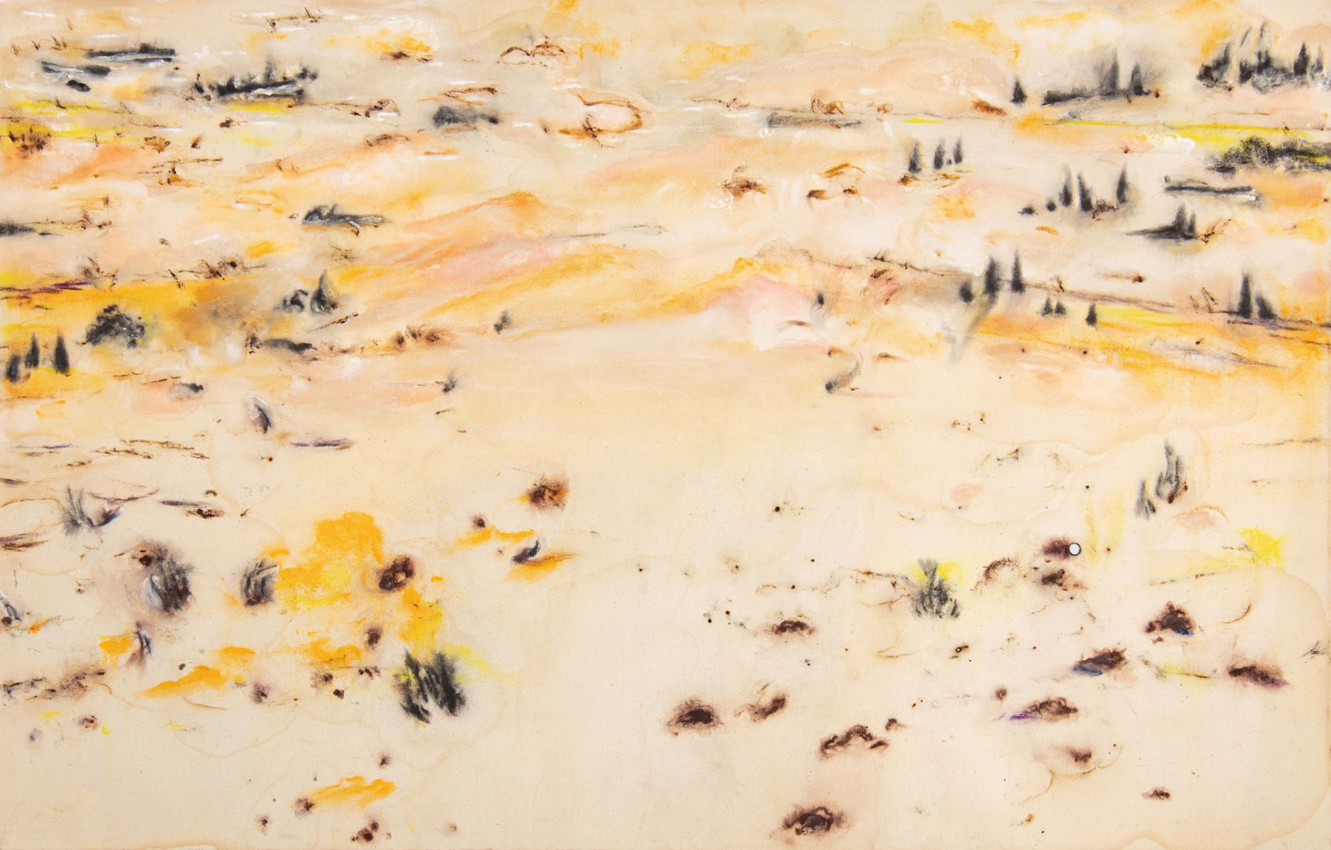 Hannibal SROUJLI (Beyrouth 1957)De la série Desert, 2018 - 2019Huile et acrylique sur toile 99,5 x