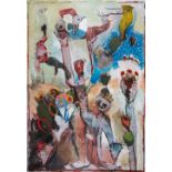 Karim ABOU SHAKRA (Umm al-Fahm 1982)My Homeland Today - Part 2, 2018Acrylique sur toile 140 x 200 cm
