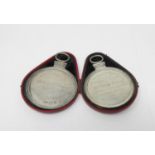 A pair of William IV silver Medical Medallions awarded to Dr J. Bardsley, 1832-3, Sheffield 1832, in