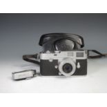 A Leica M2 Rangefinder Camera, C.1958, No. 930 932, with f2/2.8 Elmar lens, No.1551843, and a
