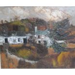 GWILYM PRICHARD RCA (1931-2015) Farmhouses, Pembrokeshire, signed 'Gwilym Prichard' and dated