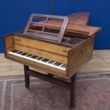An 18th Century Harpsichord by Jacobus and Abraham Kirckman, London 1787, a single manual in