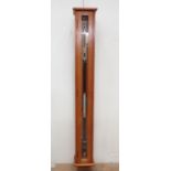 A maritime Barometer and Thermometer in case by Griffin & George 3ft 11in L