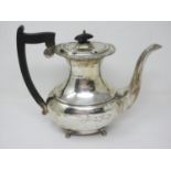 An Edward VIII silver Coffee Pot, Sheffield 1936, 794gms all in