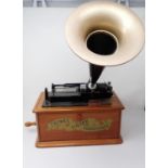 A modern Thomas Home Phonograph, collectors edition by Carusso