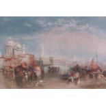 JOHN COTHER WEBB (1855-1927) (after Turner). Venetian Cappriccio; and a Triumphal Bridge, pencil