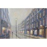 MARTIN TURNER ROI (fl. late 20th century) 'Lights and Rain, West One', signed 'Martin Turner', lower