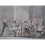 AFTER JOHN BOYNE (c.1750-1810).'A Meeting of Creditors-Assemblee de Creanciers', stipple engraving