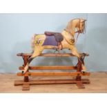 ******WITHDRAWN****** A Victorian Rocking Horse by G & J Lines painted as a dappled