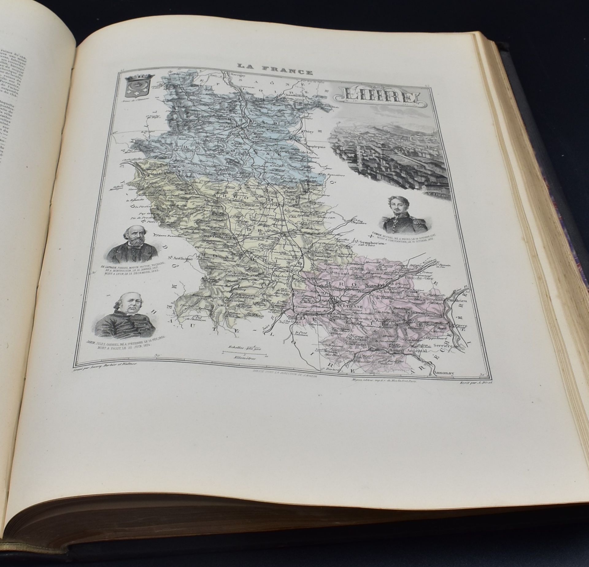 New illustrated atlas of France and its colonies. MM Vuillemin, Thuillier, Ch Lacoste, Lorsignol. Pa - Image 6 of 7