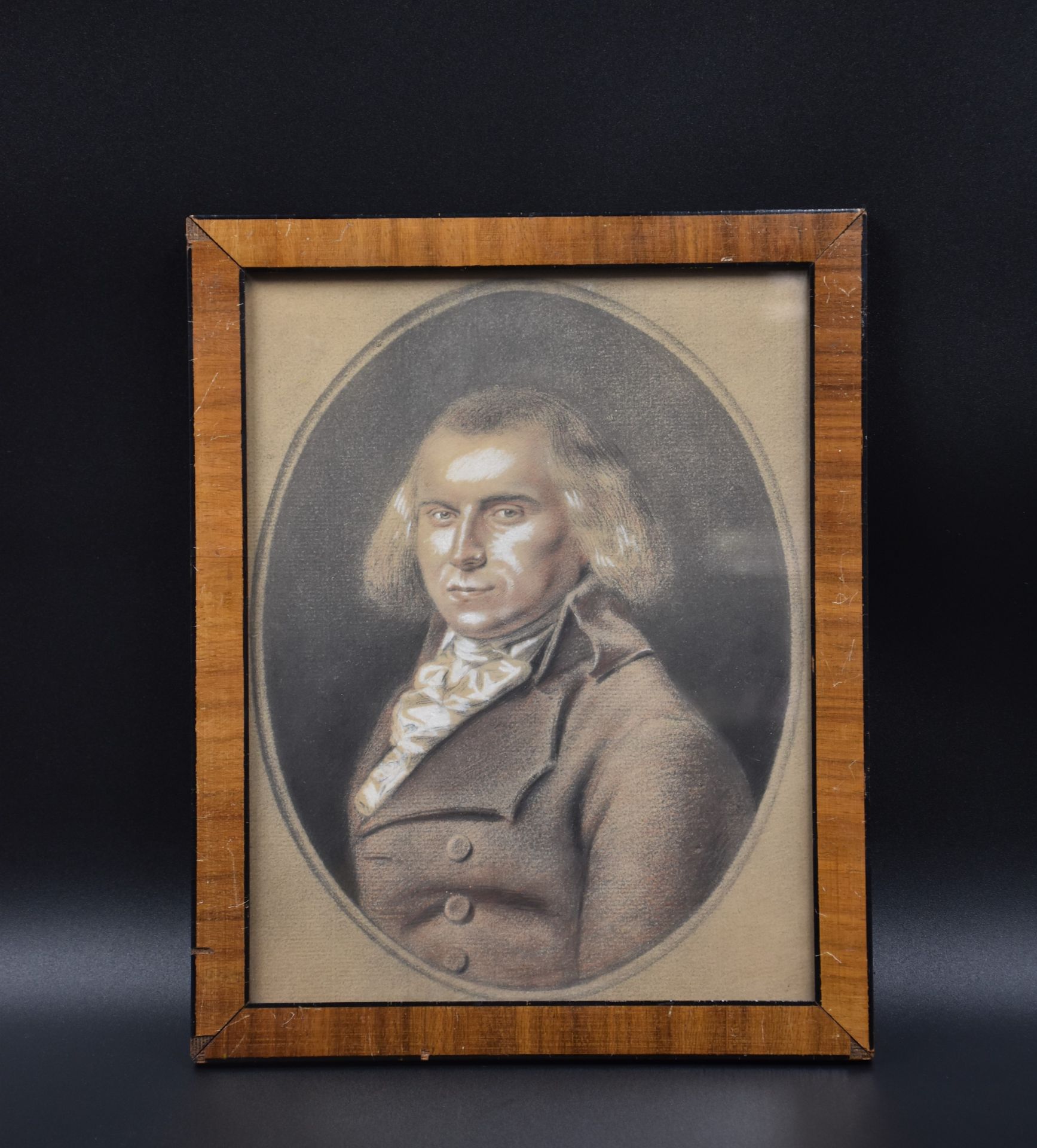 Presumed portrait of Julien Auguste Delbruyère. Pastel. Dimensions : 26 x 19 cm.