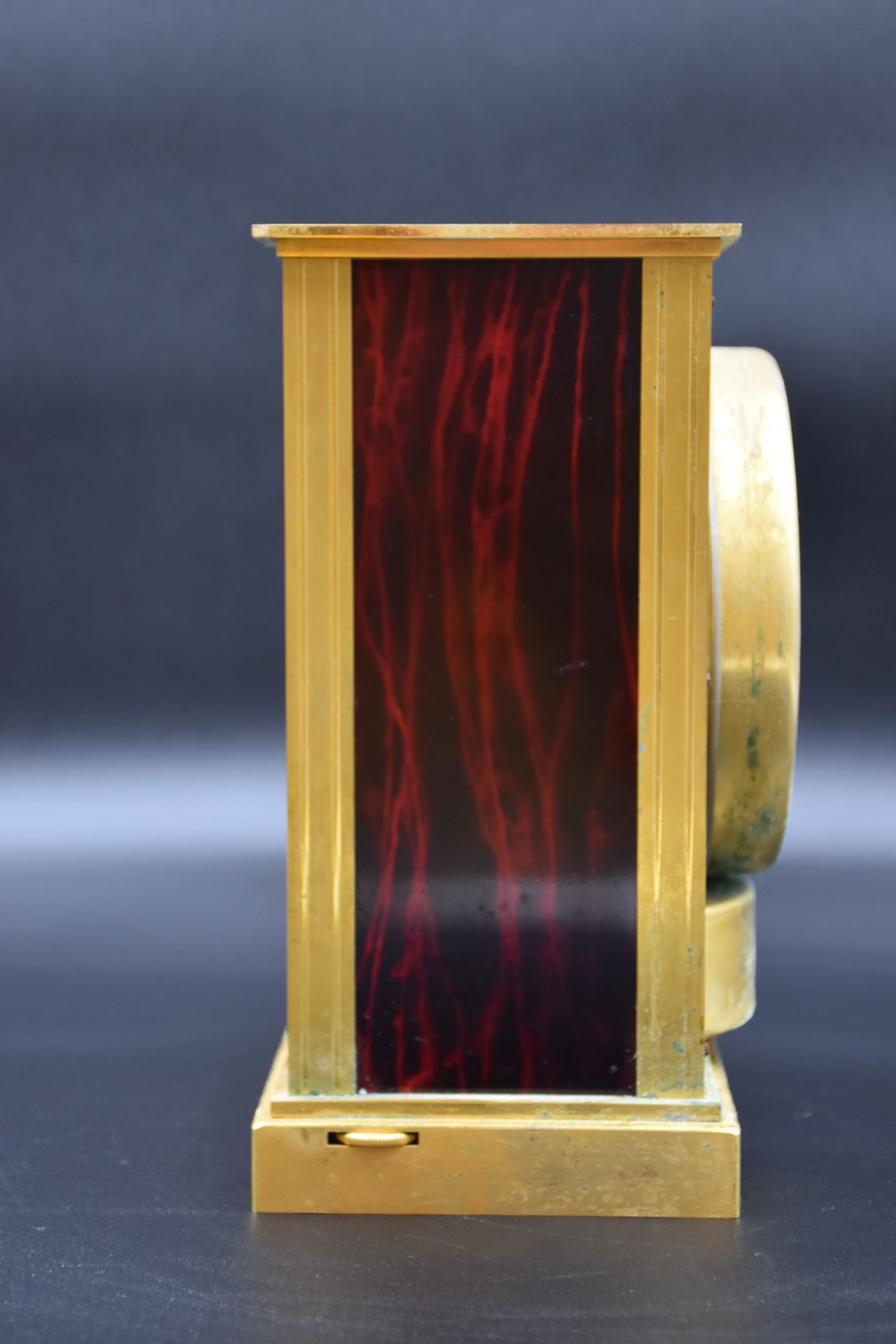 Jaeger Lecoultre Atmos type clock. Missing glass. Height: 22 cm. - Bild 3 aus 4