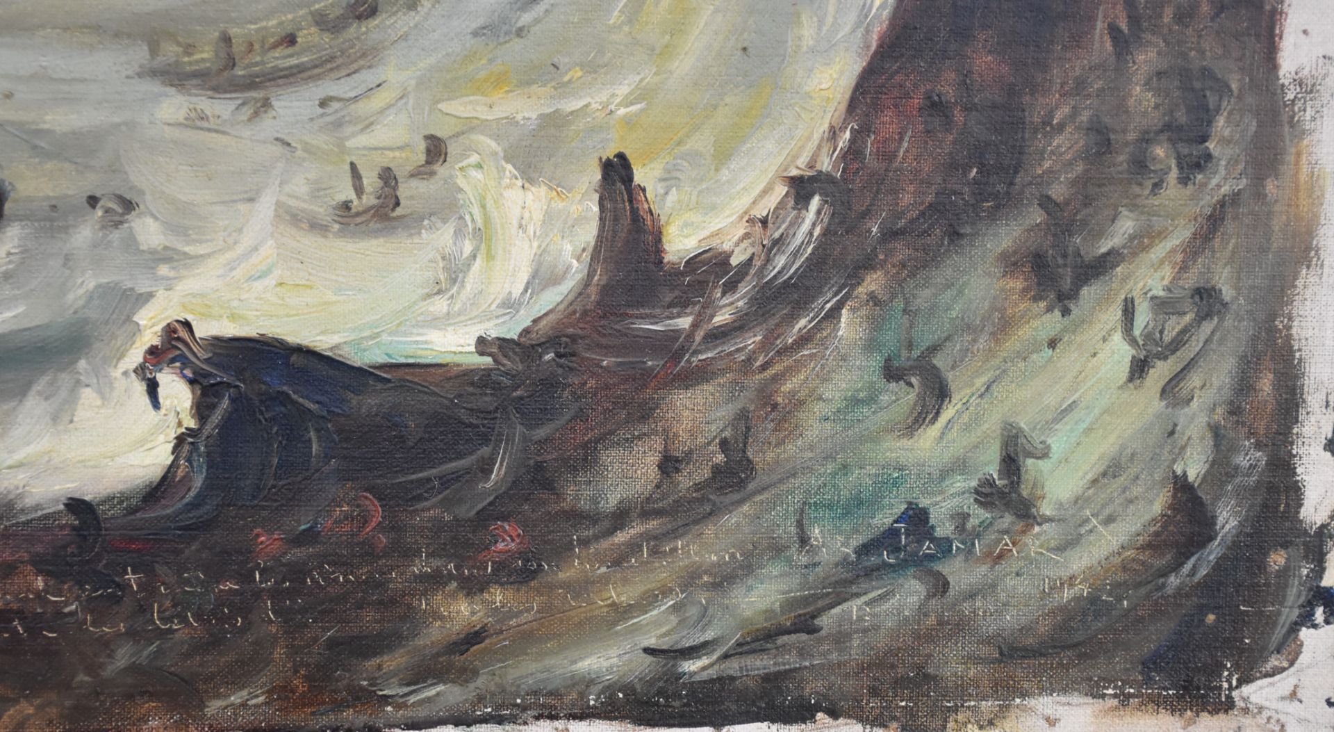 Armand JAMAR (1870-1946). The divine comedy. From a series of 5 works on this theme. "The hell " - Bild 5 aus 5