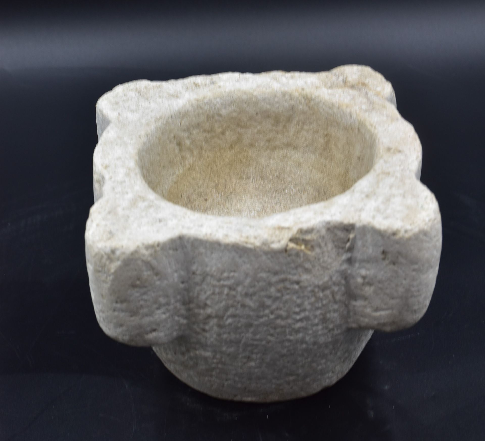 Stone mortar, Italy around 1600. Height : 13 cm. - Image 3 of 3