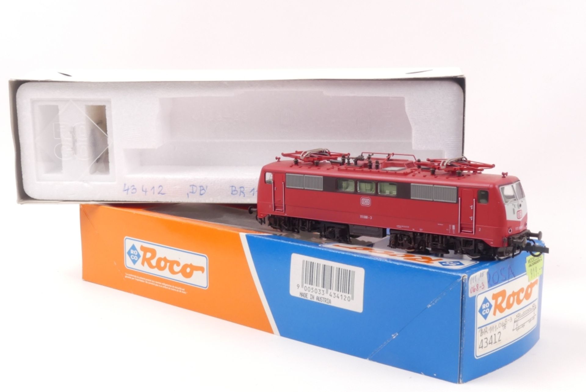 Roco 43412Roco 43412, DB E-Lok 111 068-3, rot, sehr gut erhalten, Kleinteile beiliegen