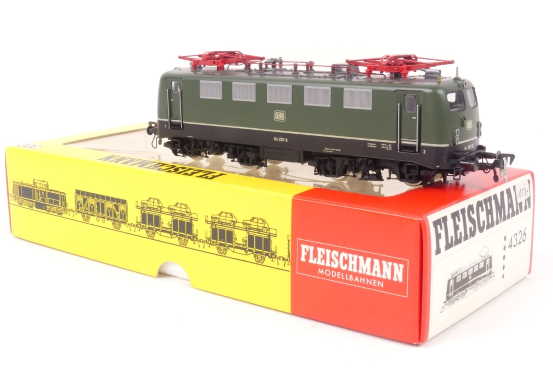 Fleischmann 4326Fleischmann 4326, DB E-Lok 141 237-8, grün, sehr gut erhalten, Aufkle