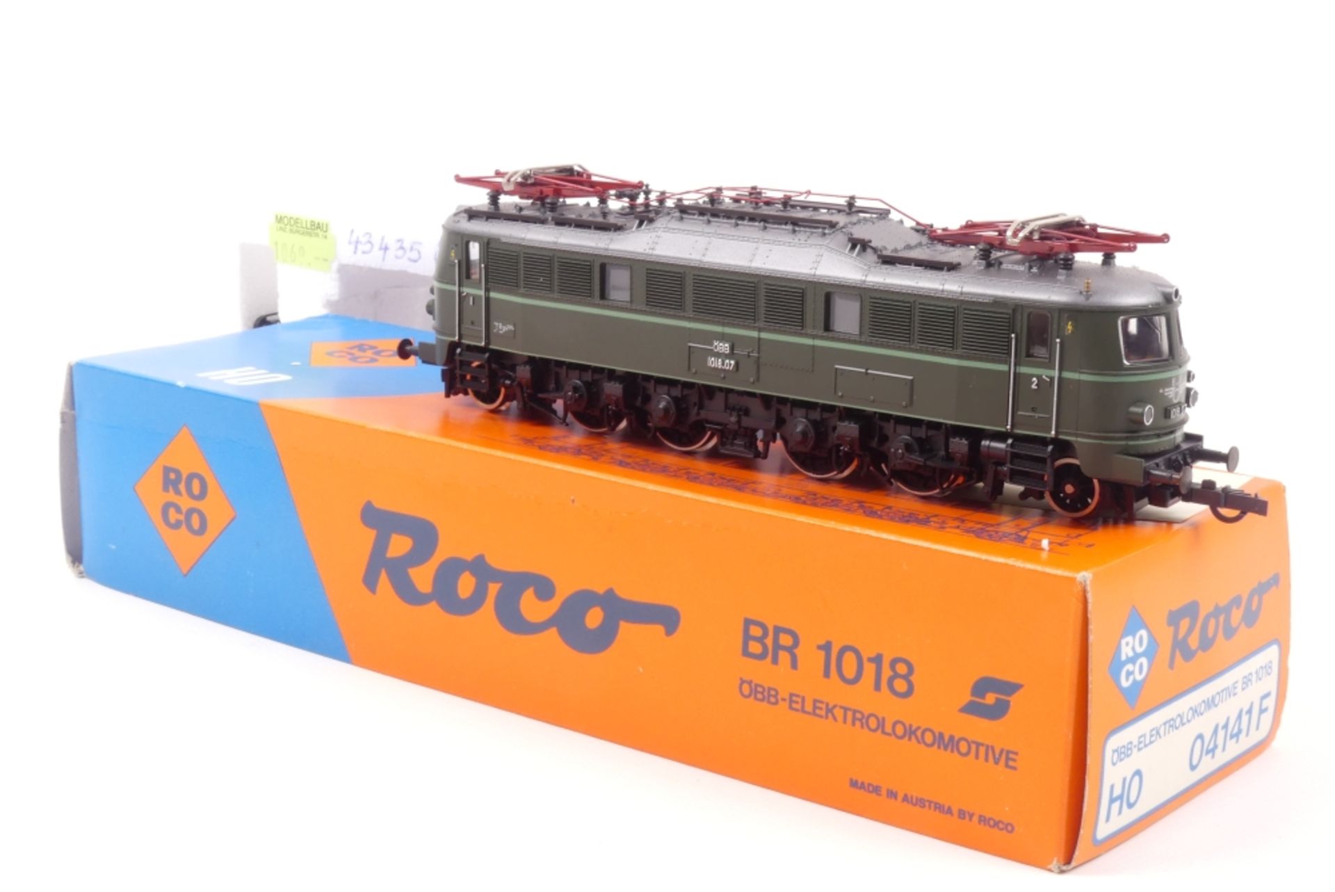 Roco 43435Roco 43435, ÖBB E-Lok 1018.07, grün, sehr gut erhalten, Kleinteile beilieg