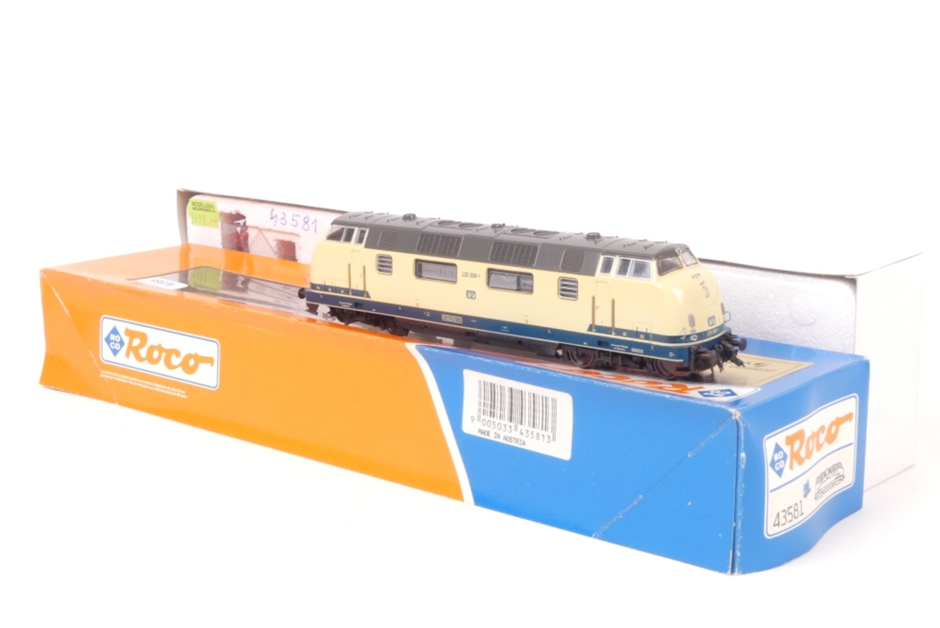 Roco 43581Roco 43581, FSF Diesellok 220 006-1, beige/blau/ grau, limitierte Edition, s