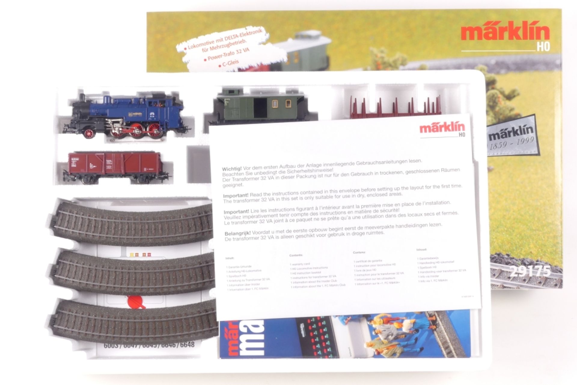 Märklin 29175Märklin 29175, "Einsteigen und losfahren" Güterzug-Packung, Tenderlok