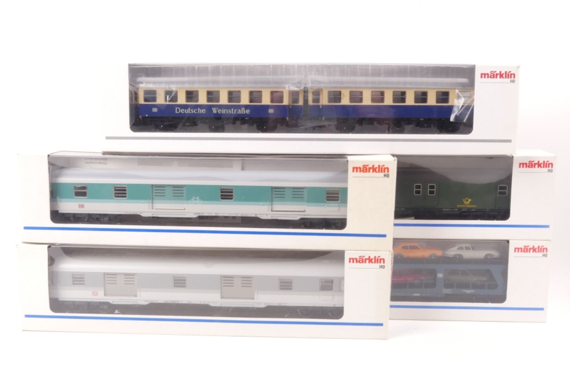 Märklin fünf WagenMärklin fünf Wagen, 4157, 4283, 42931, 4234, 94489, sehr gut erh