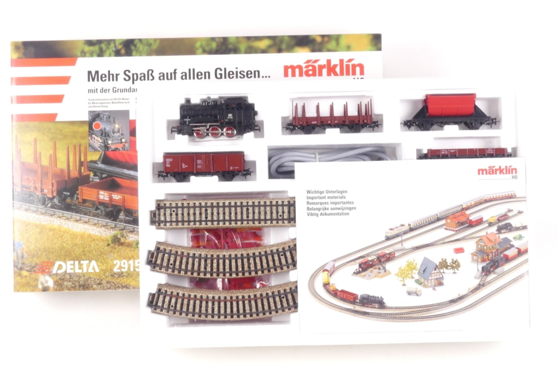 Märklin 2915Märklin DELTA Startpackung 2915, Güterzug mit Tenderlok BR 89 006 der D