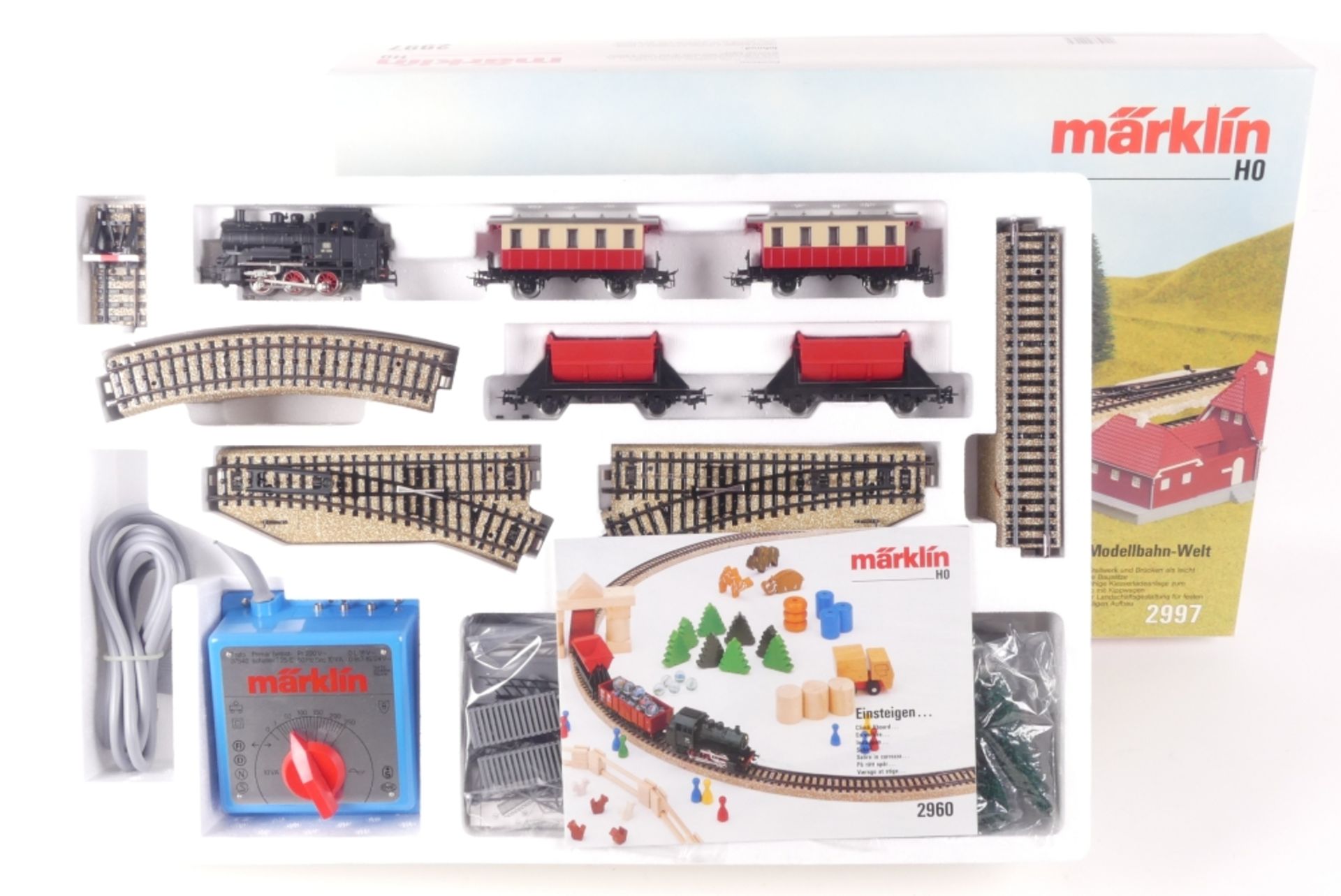 Märklin 2997Märklin 2997, Personenzug-Start-Set, Tenderlok "89 006", analog, vier Wa