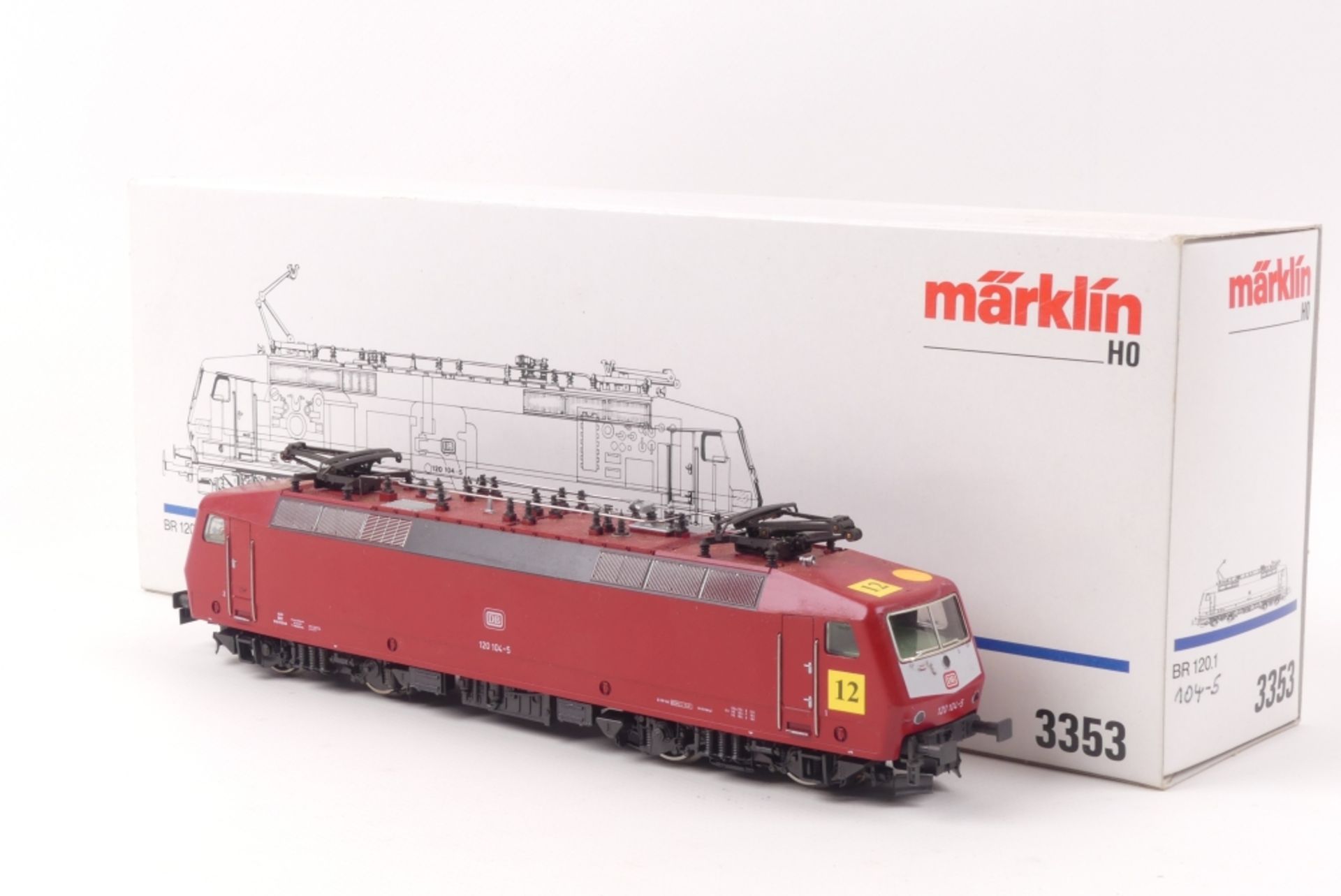 Märklin 3353Märklin 3353, Elektrolok "120 104-5" der DB, analog, Wechselstrom, Lok b