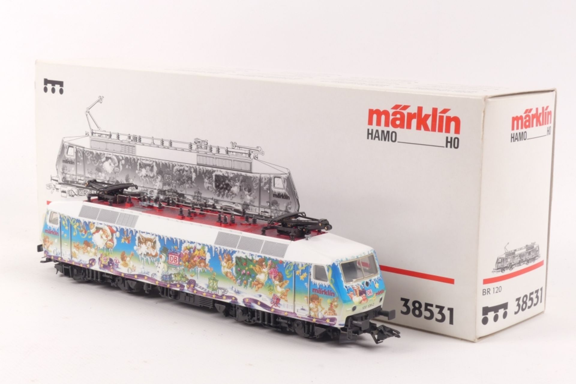 Märklin 38531Märklin 38531, defekte Hamo Elektrolok `120 129-2´ "Weihnachten" der D